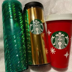 3 Starbucks Drink Travelers! New!